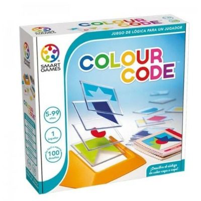 Smart Games - Colour Code, joc de logica cu 100 de provocari, 5+ ani