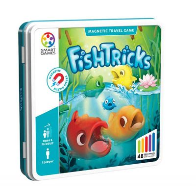 Smart Games - FishTricks, joc de logica cu 48 de provocari, 5+ ani, editie internationala