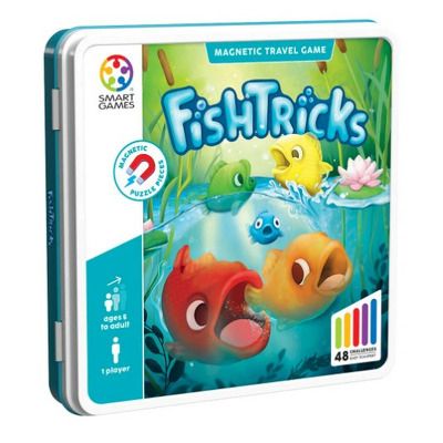 Smart Games - FishTricks, joc de logica cu 48 de provocari, 5+ ani, editie internationala