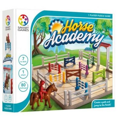 Smart Games - Horse Academy, joc de logica cu 80 de provocari, 7+ ani