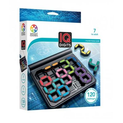 Smart Games - IQ Digits, joc de logica cu 120 de provocari, 7+ ani