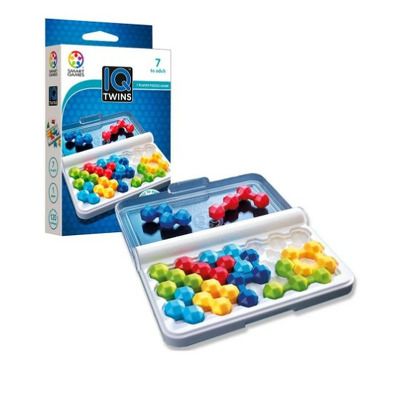Smart Games - IQ Twins, joc de logica cu 120 de provocari, 7+ ani