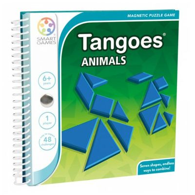 Smart Games - Tangoes Animals, joc de logica cu 48 de provocari, 6+ ani