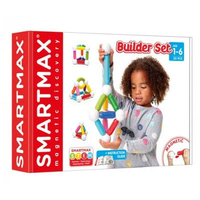 SmartMax My First Builder Set, Set magnetic 20 piese, 1-6 ani