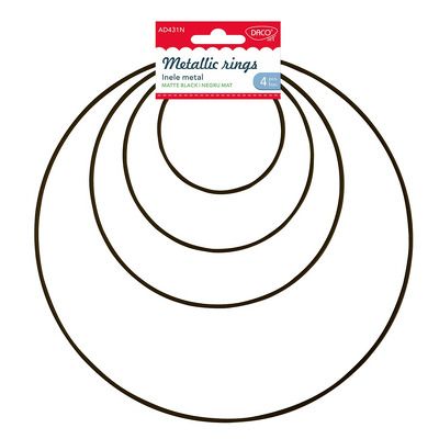 Accesorii craft – AD431N Inele metal negre