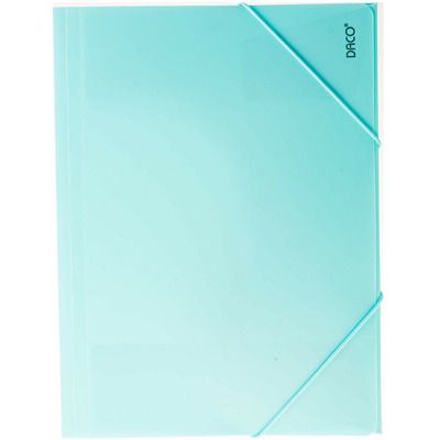 Mapa plastic cu elastic A4 Albastru pastel