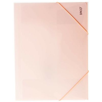 Mapa plastic cu elastic A4 Mov pastel DACO