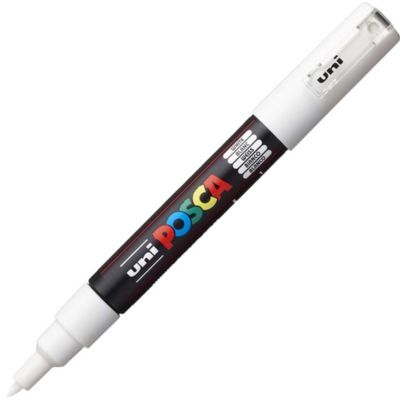 Marker acrilic POSCA PC-1M Alb 1