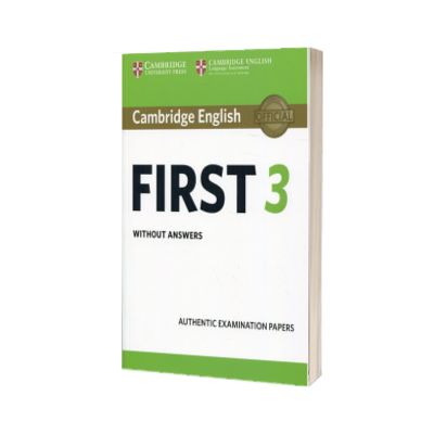 Cambridge English First 3 Student's Book without Answers
