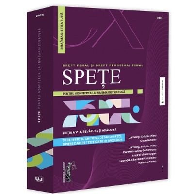 Spete pentru admiterea la INM/magistratura. Drept penal si drept procesual penal 2025