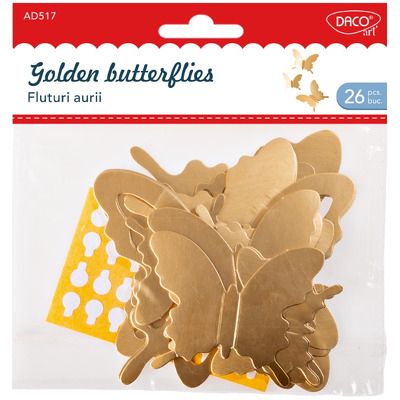 Accesorii Craft DACO – Fluturi Aurii AD517