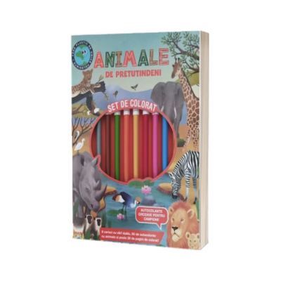 Animale de pretutindeni. Set de colorat