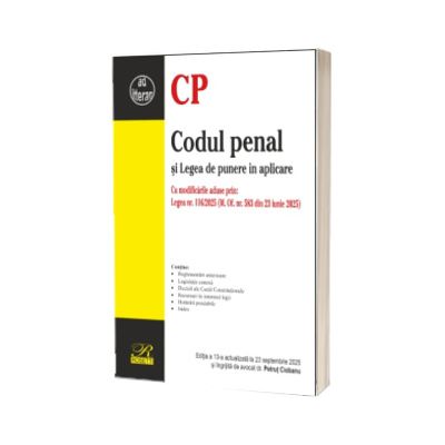 Codul penal si Legea de punere in aplicare