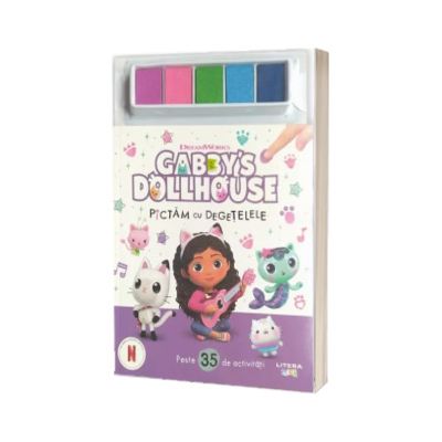 Gabbys Dollhouse. Pictam cu degetelele