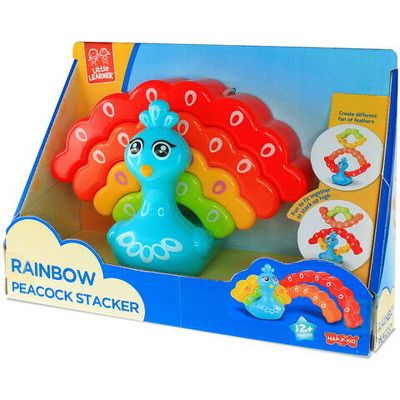 Jucarie de stivuit - Paun colorat