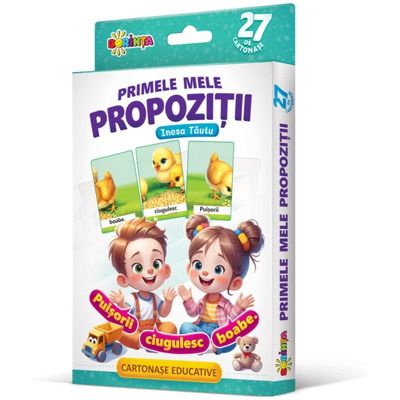 27 de cartonase educative. Primele mele propozitii