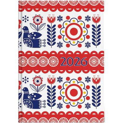 Agenda A5 datata 272 pag model Traditii 2026