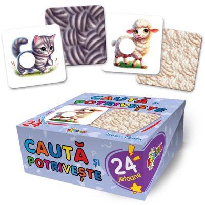 Cauta si potriveste. 24 jetoane