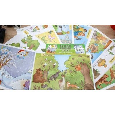 Planse - Flora, Fauna, Ecologie... (cele 4 anotimpuri, animale si plante...)