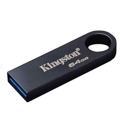Stick de memorie Kingston DataTraveler SE9 G3 KE-U2X64-1AC, USB 3.2, 64GB, 220MB/s, Dark Nickel