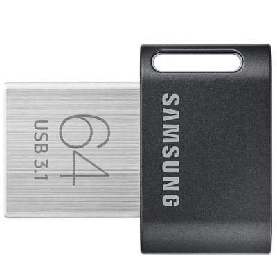 Stick de memorie Samsung FIT Plus MUF-64AB/APC, USB 3.1, 64GB, 300MB/s, negru