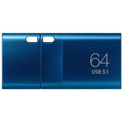Stick de memorie Samsung MUF-64DA/APC, Type-C OTG, 64GB, 400MB/s, albastru