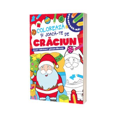 Coloreaza si joaca-te de Craciun