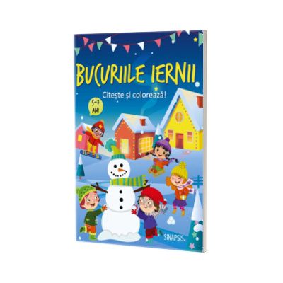 Bucuriile Iernii  citeste si coloreaza!