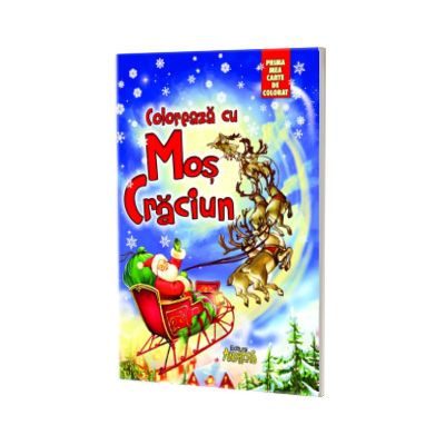 Coloreaza cu Mos Craciun