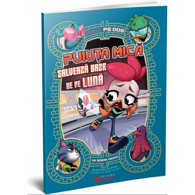 Fabule pe dos. Puiuta mica salveaza baza de pe luna