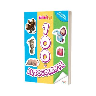 Masha si Ursul. 100 de autocolante. Activitati distractive