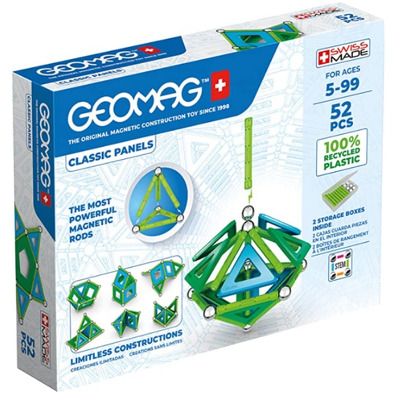 Set magnetic 52 piese Classic Panels green line