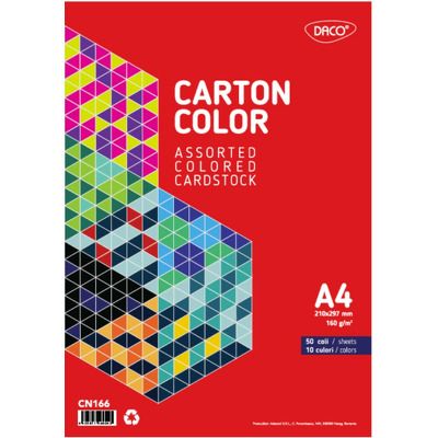 Carton color A4 50 coli 10 culori