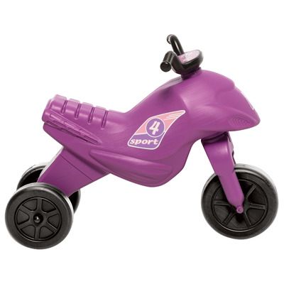 Motocicleta copii cu trei roti fara pedale mediu culoarea mov