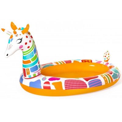 Piscina copii BestWay Gonflabila Girafa, 266 x 157 x 127 cm