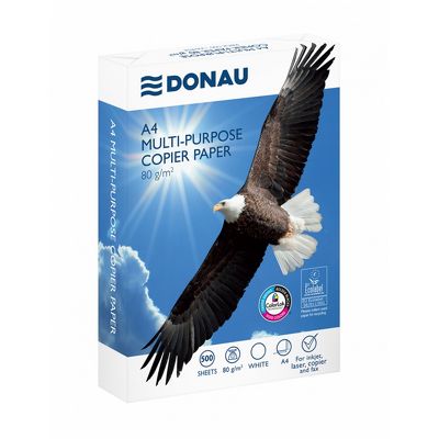 Hartie alba pentru copiator A4, 80gsm, 500coli/top, clasa C, DONAU
