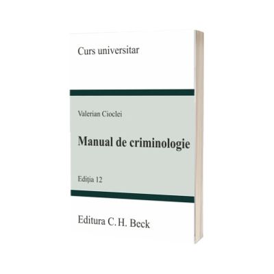 Manual de criminologie