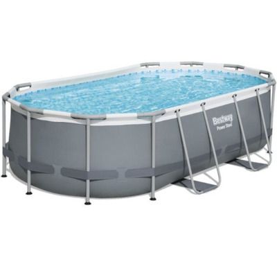 Piscina Ovala cu Filtru Power Steel