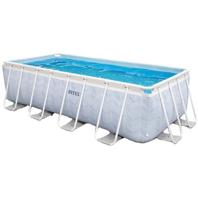 Piscina Rectangulara cu Filtru, Cartus Filtru si Prelata Protectie Incluse