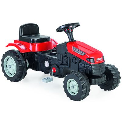 Tractor cu Pedale Active Rosu