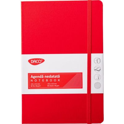 Agenda A5 nedatata cu 80 file