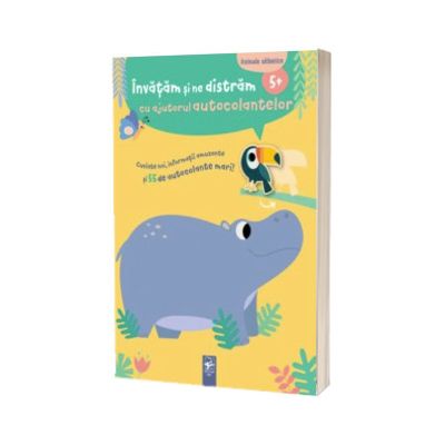 Animale salbatice. Invatam si ne distram cu ajutorul autocolantelor