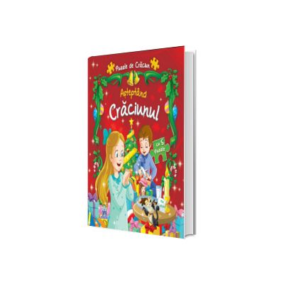 Asteptand Craciunul - Puzzle de Craciun (Contine 6 Puzzle-uri)