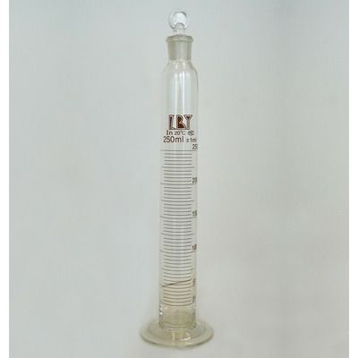 Cilindru din sticla gradat cu dop