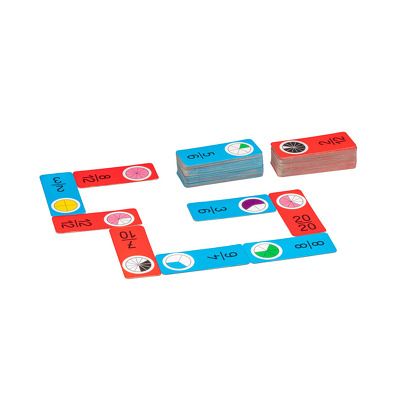 Domino cu numere fractii