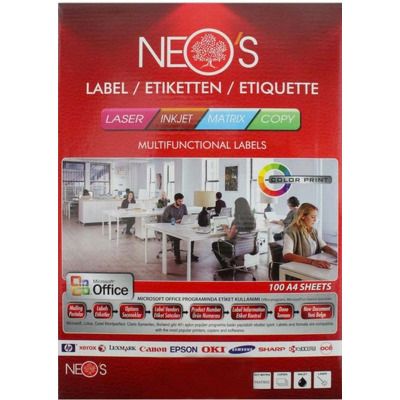 Etichete autoadezive A4 33/coala 70×25 mm