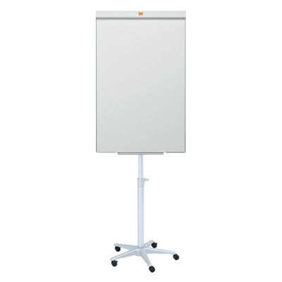 Flipchart mobil NOBO Impression Pro, otel lacuit, magnetic, include marker si tavita, alb