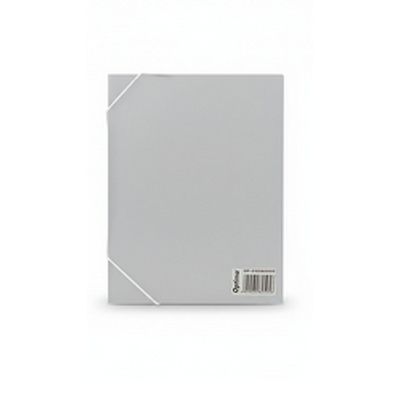 Mapa din plastic cu elastic pe colturi, latime 40mm, 800 microni, Optima - transparent mat