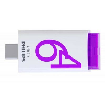 Memory stick USB-C 3.2 - 64GB PHILIPS Magic Purple