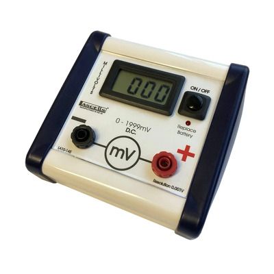 Milivoltmetru de CC cu afisaj digital - instrument de masurare pentru experimente de fizica